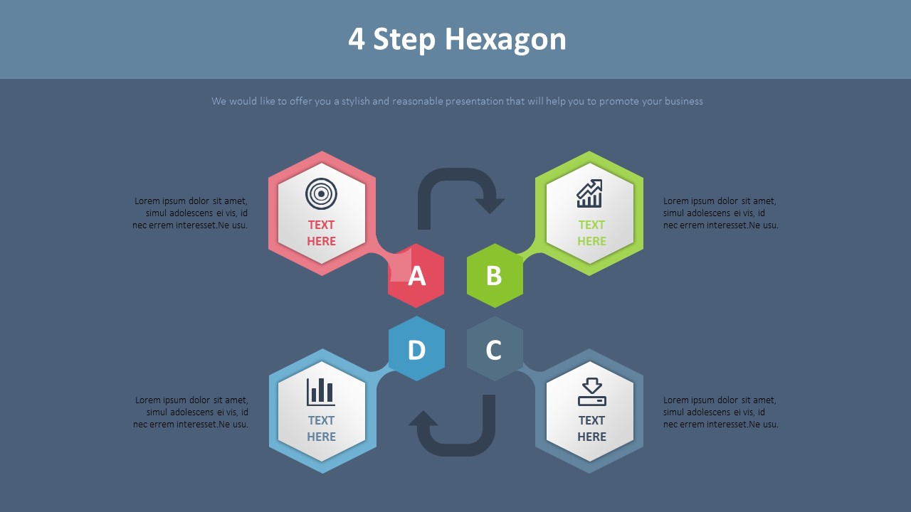 4인치 육각형 템플릿