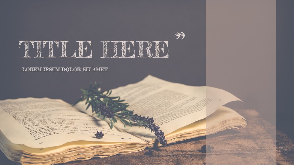 Vintage Google Presentation Slides