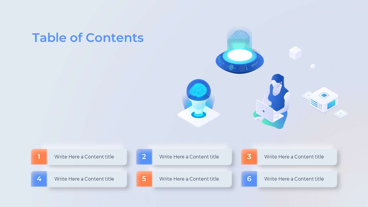 AI 챗봇 최고의 구글 슬라이드 템플릿