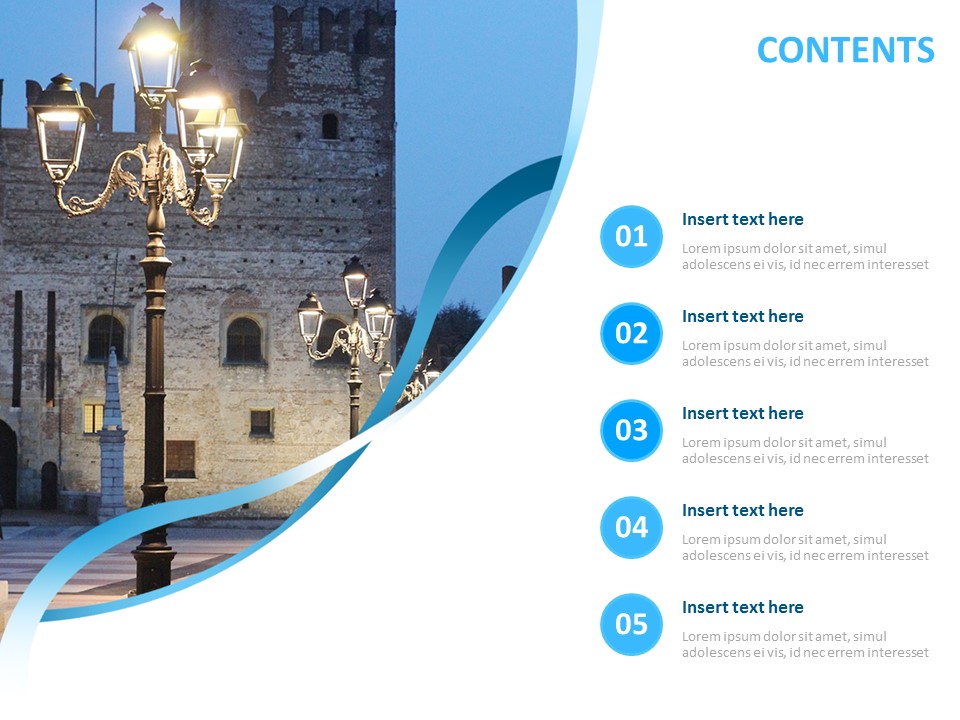 Light of Castle - Free PPT Template_02