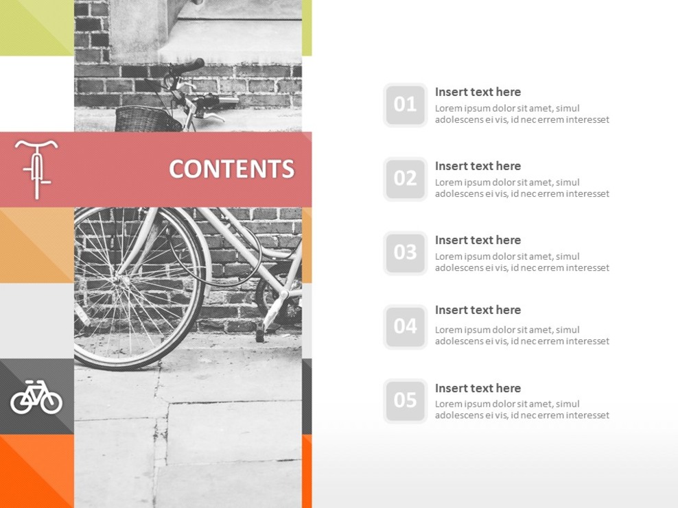 Bikes Free PPT Template bikes-free-ppt-template