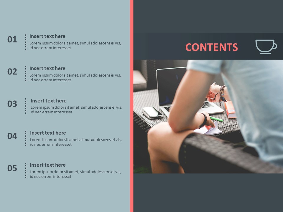 Laptop and Documentary - Free Template Design_02