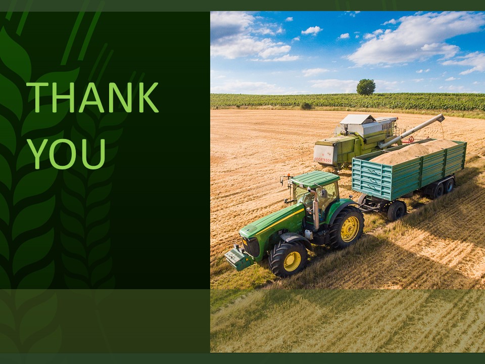 Gratis Plantilla PPT gratuita - Máquinas agrícolas