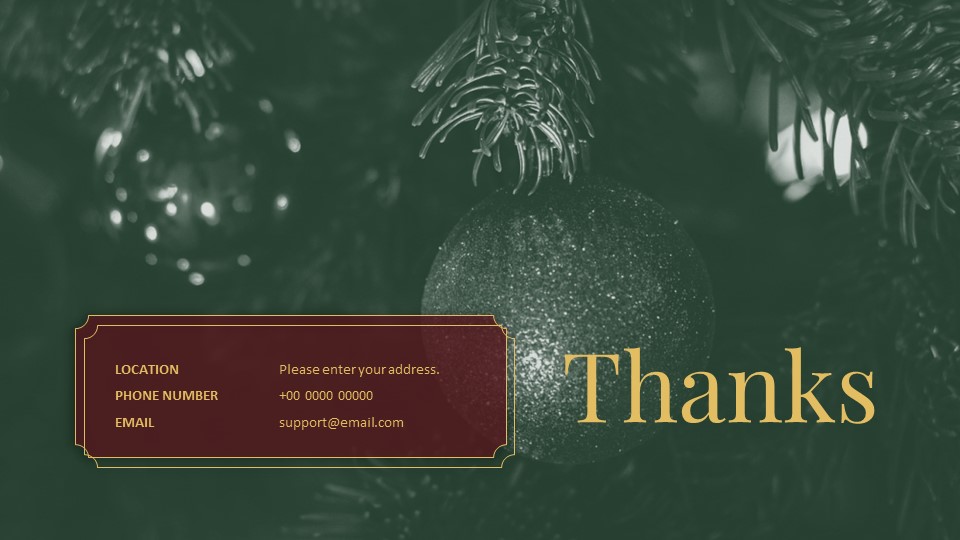 Merry Christmas Google Slides Themes