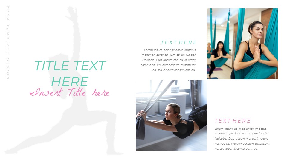 Practice Yoga Google Slides Template Design