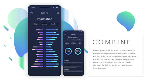 Data UI/UX Analysis Theme Keynote Design