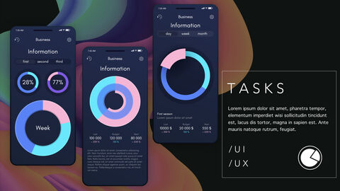 Data UI/UX Analysis Theme Keynote Design