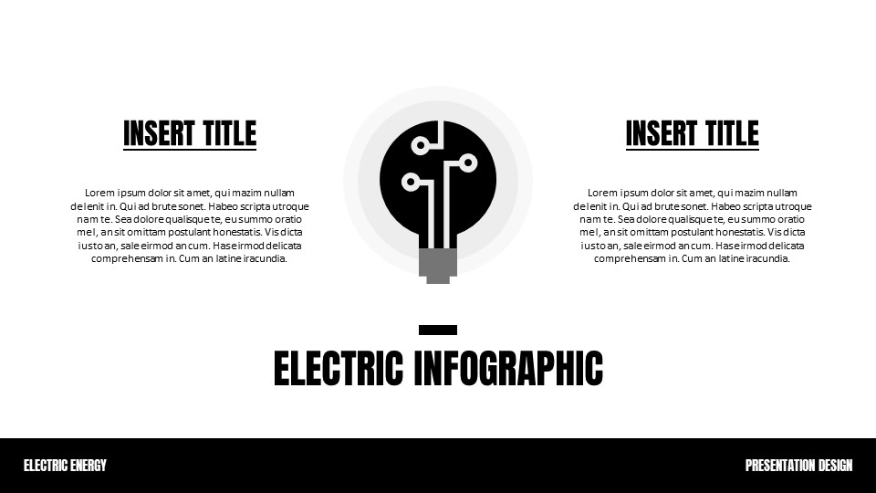 Electric Energy Google Slides Template Design