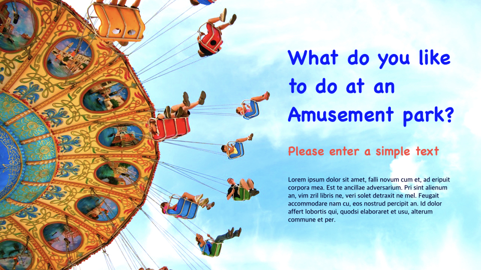 Amusement Park Best KeynoteLifestyle