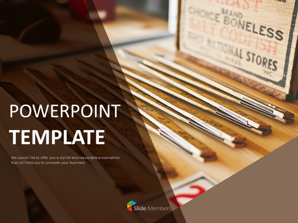 Free Google Slides Backgrounds Wood Working Industry