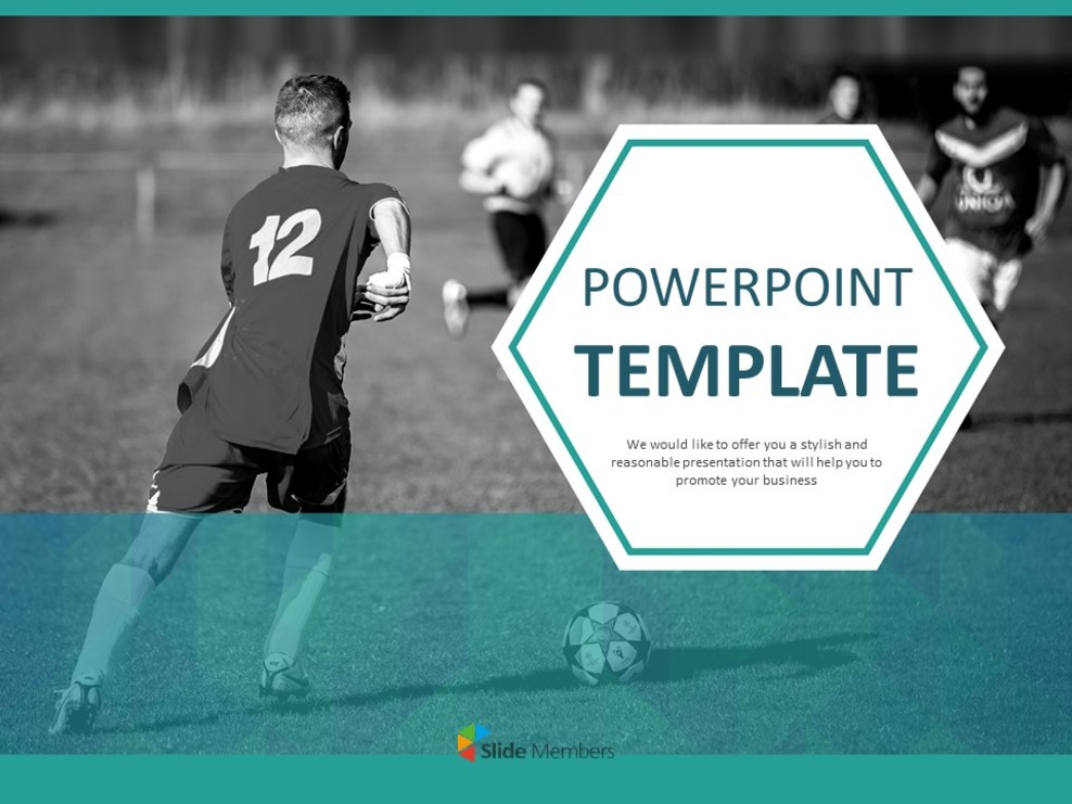 Google Slides Template Free A Soccer Player