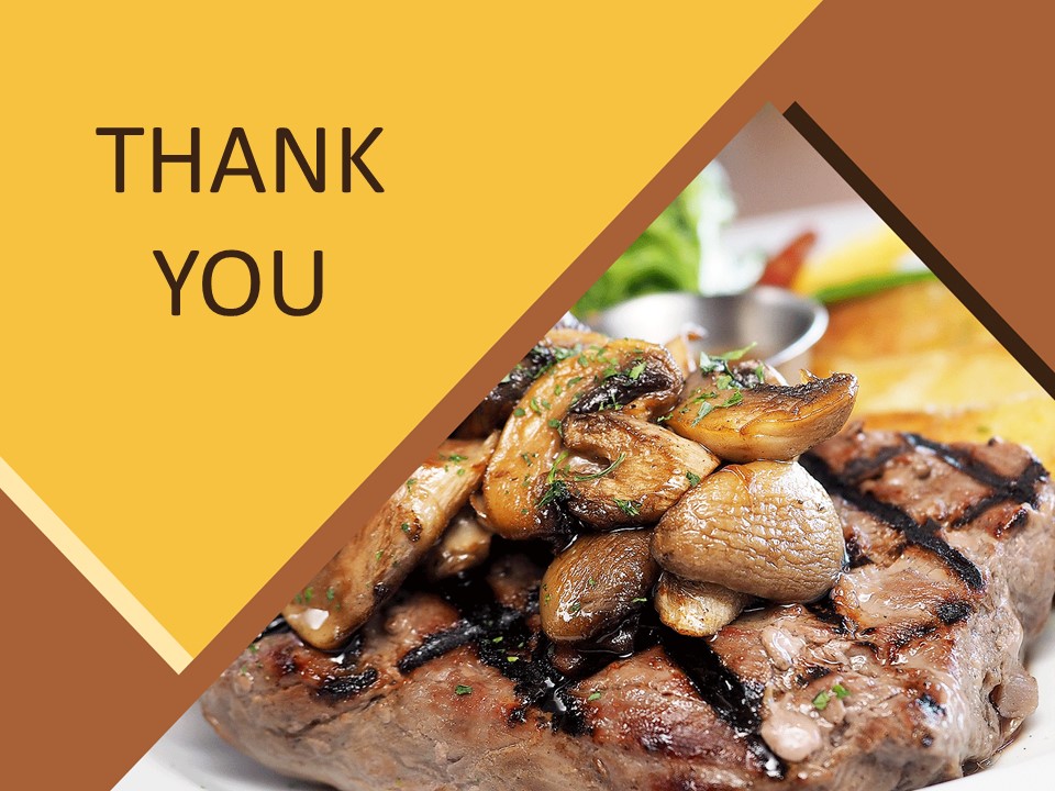 Steak Dinner Free Google Slides Template