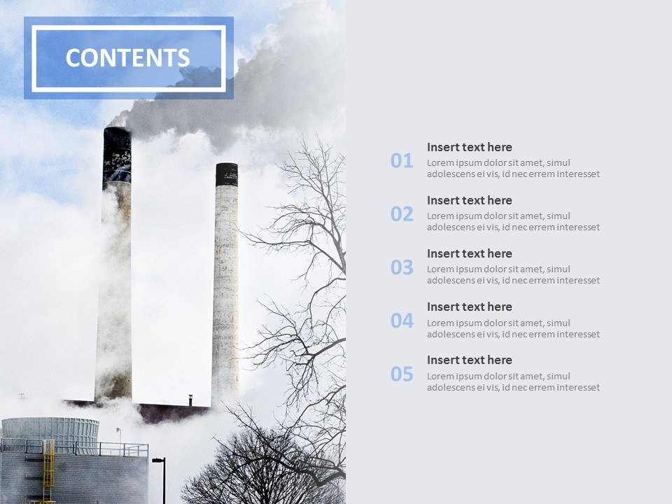 Factory With A Chimney Free Google Slides Backgrounds