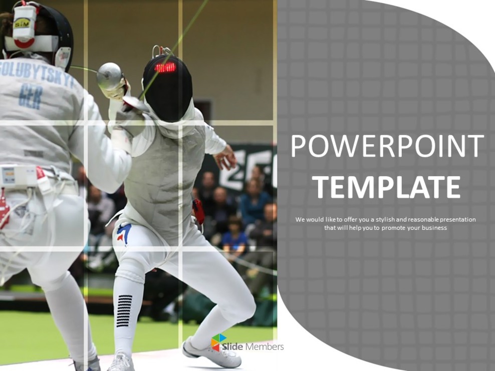 フェンシングゲーム Googleスライドテンプレート無料ダウンロード