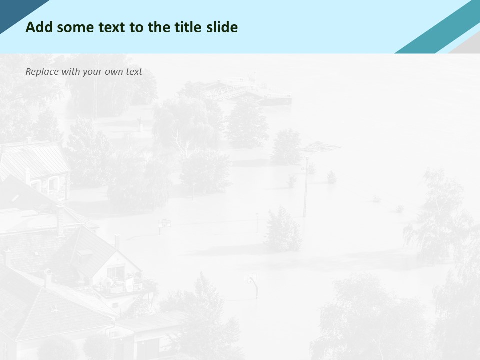 Flood Inundation - Free Presentation Template