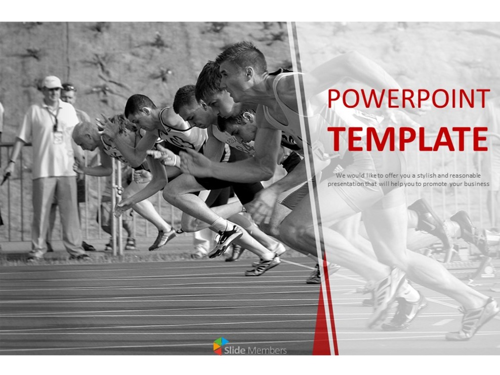 Google Slides Templates Free Download - Running Toward Gold Medal_01