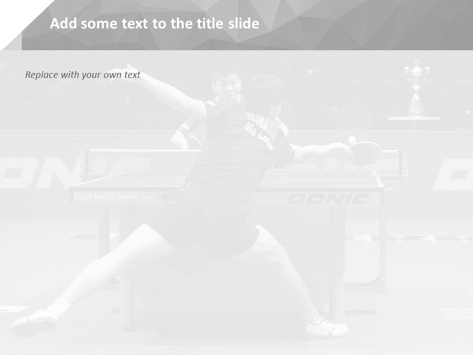Table Tennis Game Free Business Google Slides Templates