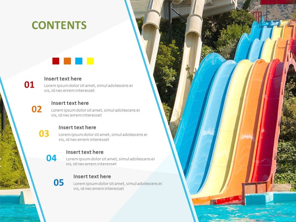 Water Slide Free Google Slides