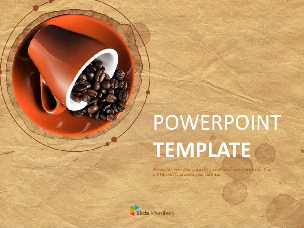 Coffee Cup Free Professional Google Slides Templates