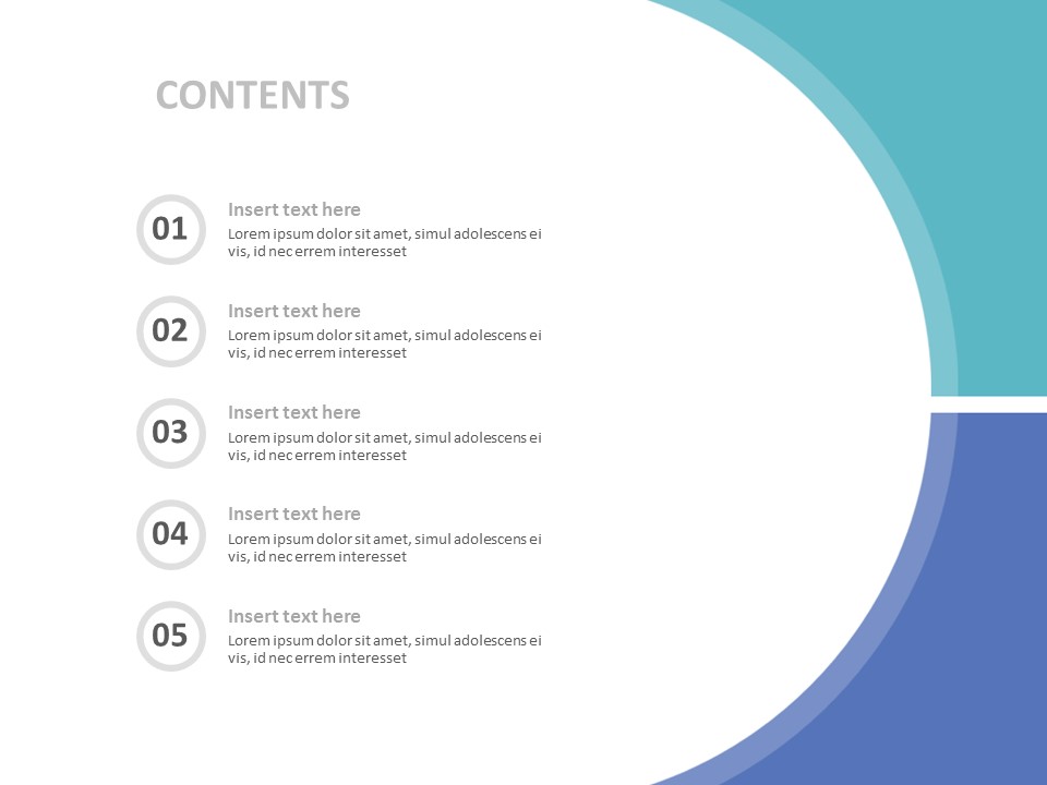 Gray Blue Squared Outline Divided Into Three Equal Parts - Google Slides Download Free_02