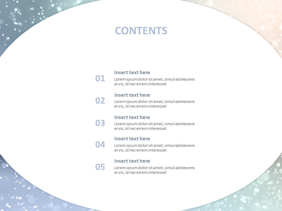 White Snowy Background - Free Google Slides Template