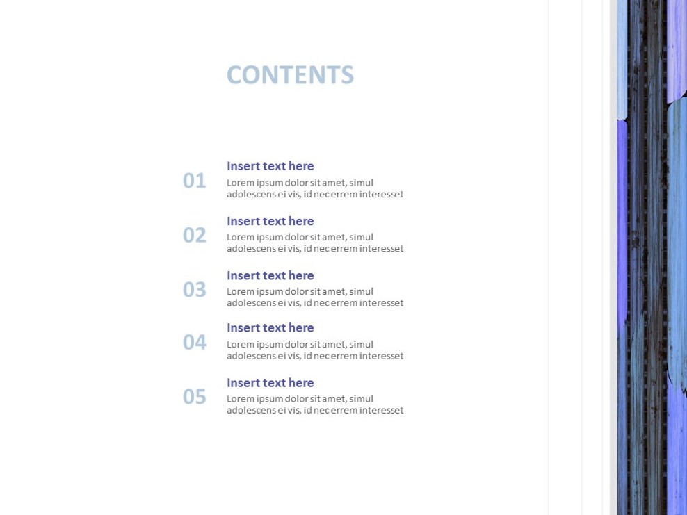 Blue Wooden Texture Google Slides Template Free Download