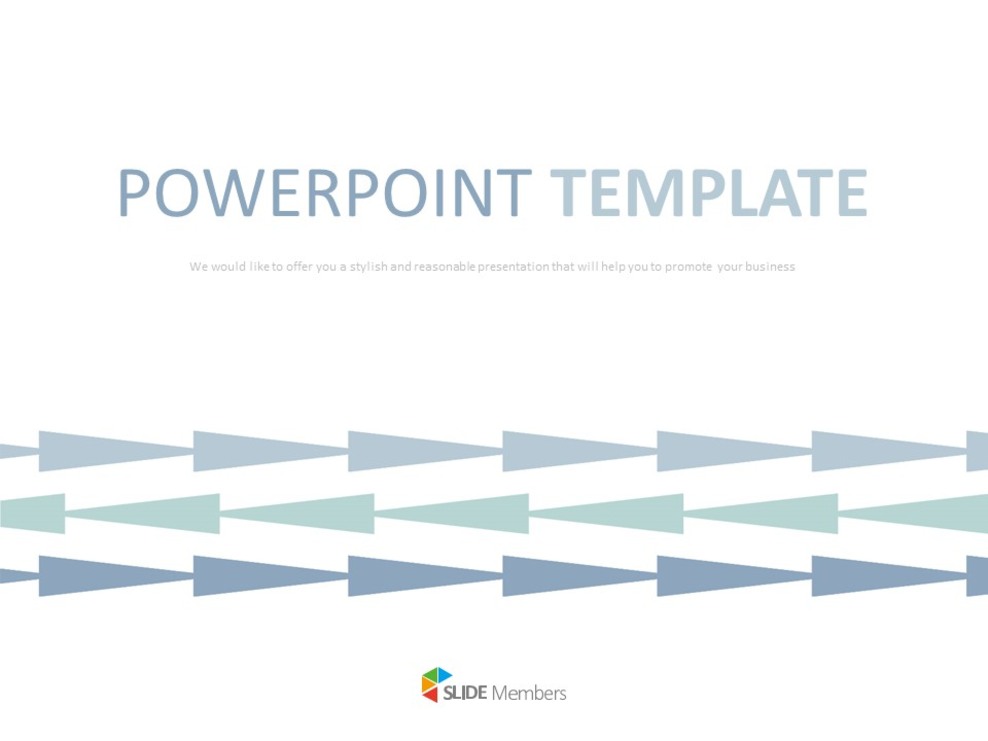 Free Business Google Slides Templates Triangles Moving Toward Left