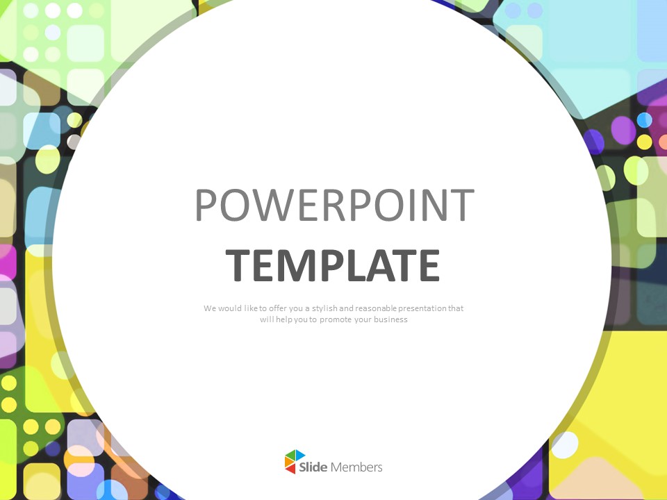 Free Professional Google Slides Templates - Stained Glass Pattern