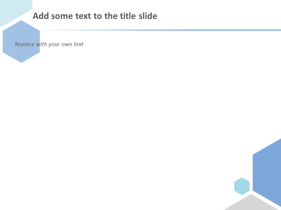 Gray Blue Hexagon - Free Google Slides Templates