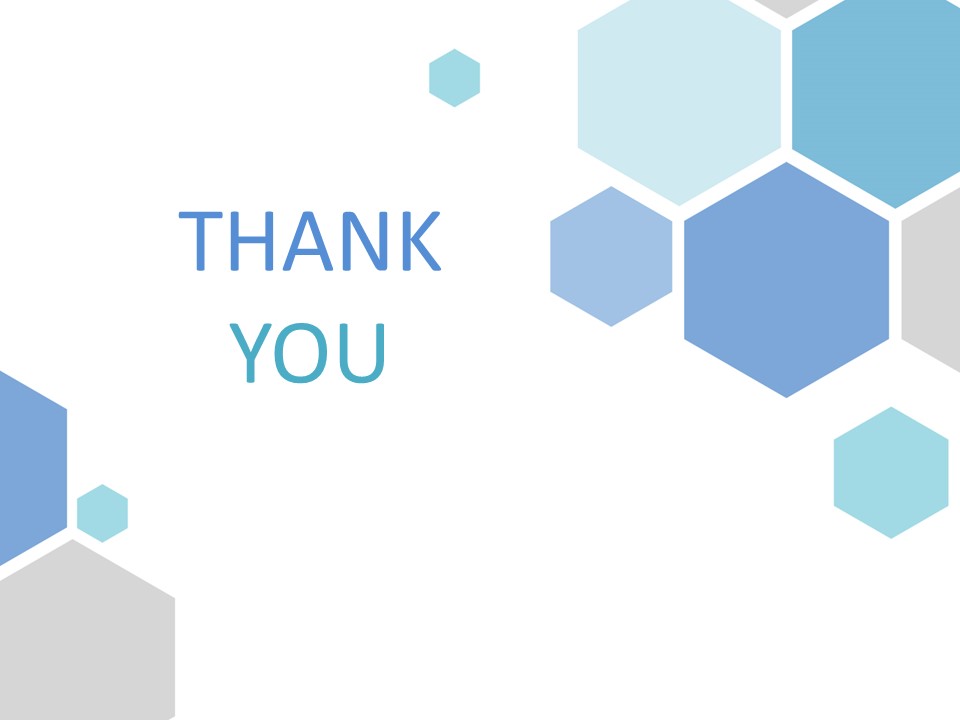 Gray Blue Hexagon Free Google Slides Templates