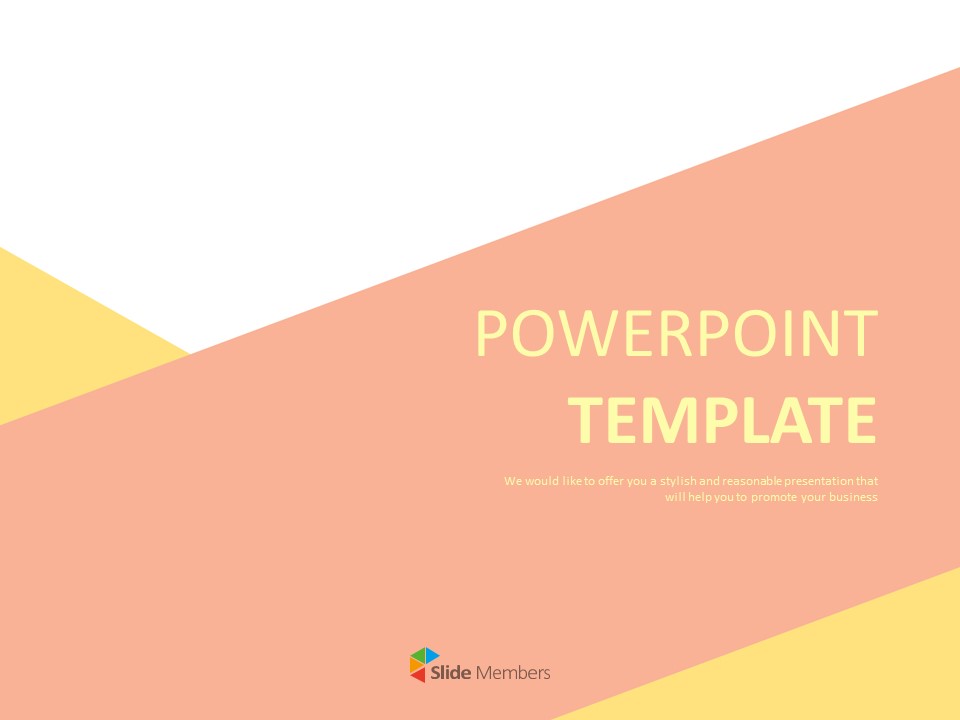 Indipink and Yellow Arrangement Google Slides Templates Free Download