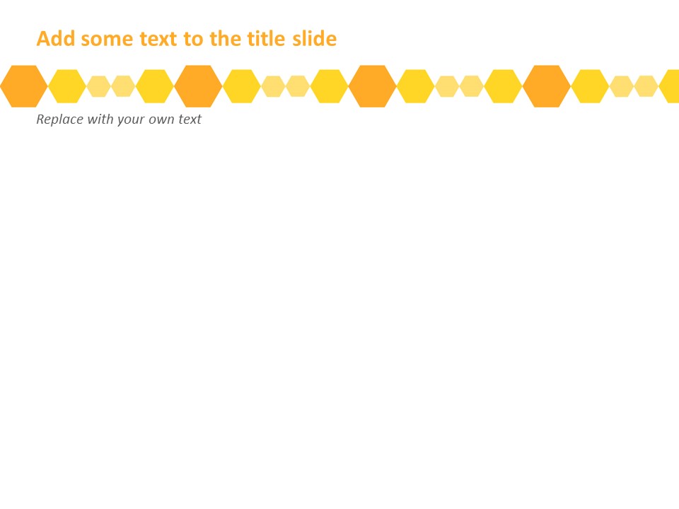 Yellow and Orange Hexagon Free Google Slides Backgrounds