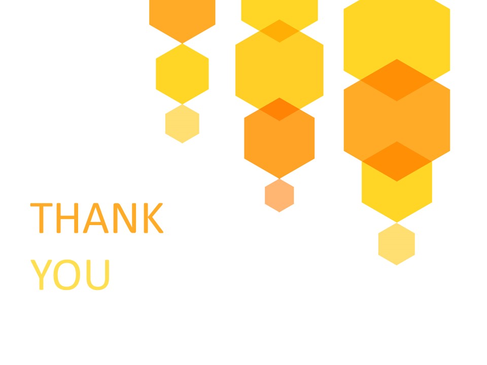 Yellow and Orange Hexagon Free Google Slides Backgrounds