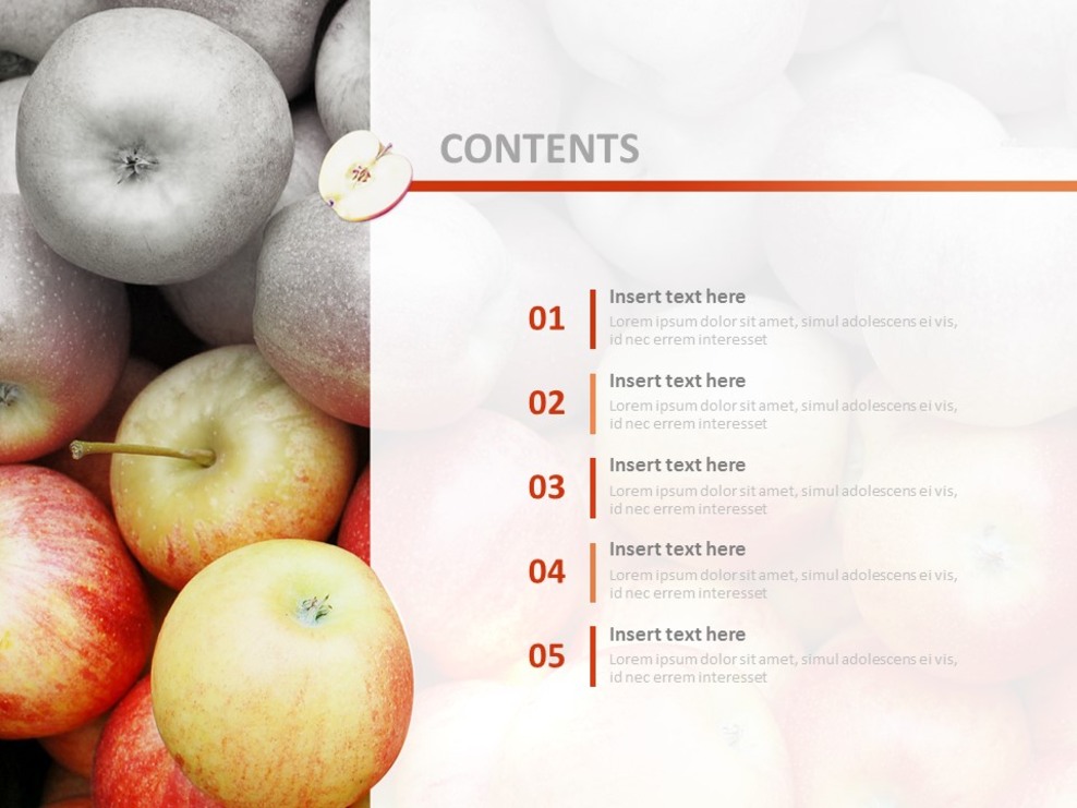 Sweet Apples Free Google Slides Template Sweet Apples Free Google Slides Template