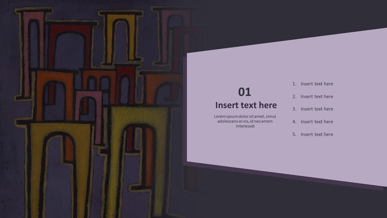 Google Slides Template Free Download Paul Klee La Revolution Des Viaducs