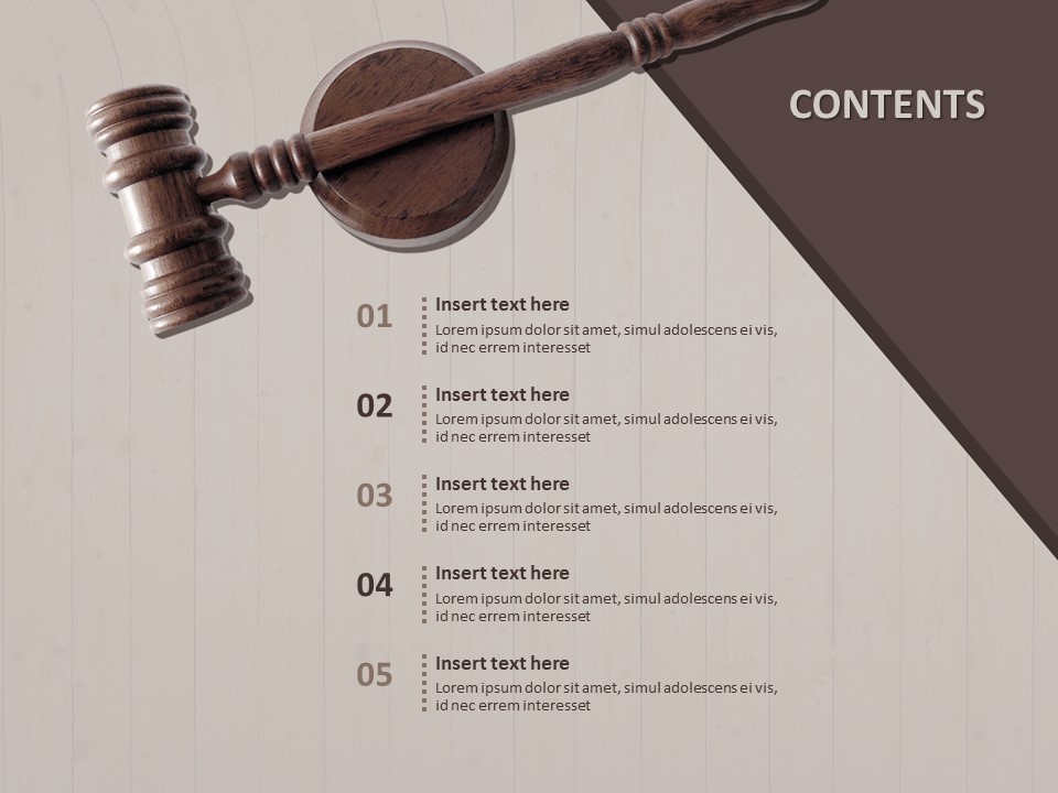 Gavel Free Google Slides themes