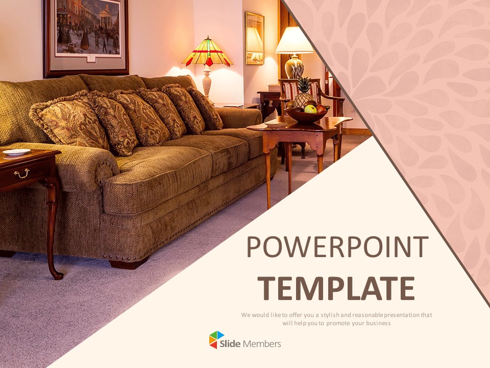 A Comfortable Sofa Google Slides Templates Free Download