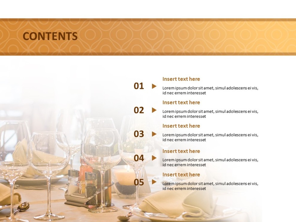 A Fancy Restaurant Google Slides Templates Free Download