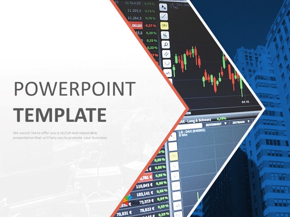 Free Google Slides themes A Stock Chart