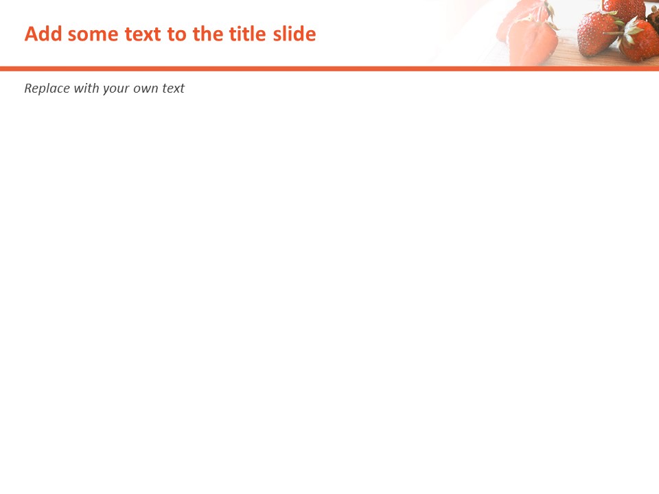 Free Business Google Slides Templates Sweet Strawberry