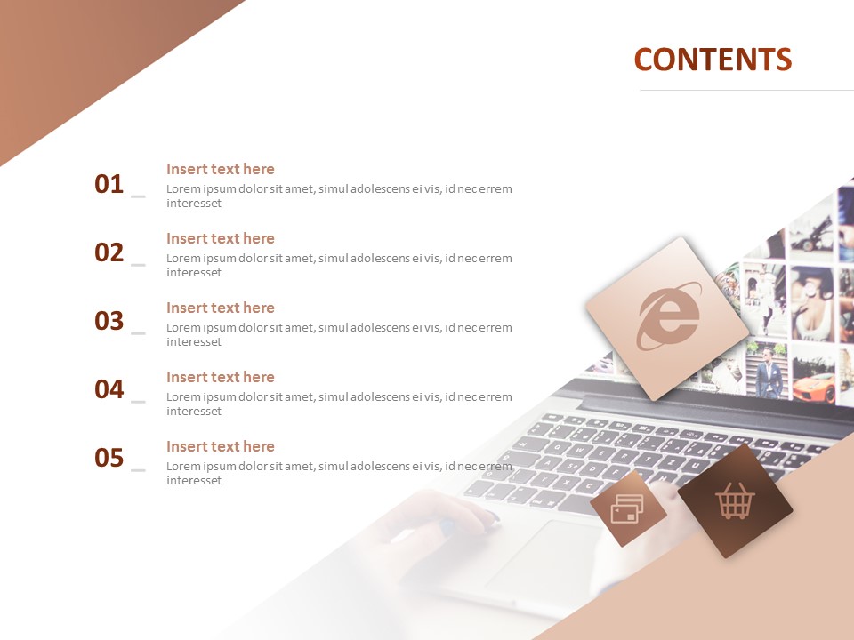 Online Shopping - Free Google Slides themes