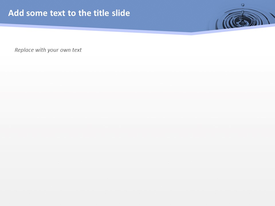 Water Drop Free Business Google Slides Templates