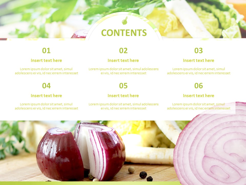 Onion and Bell Peppers - Google Slides Template Free Download_02