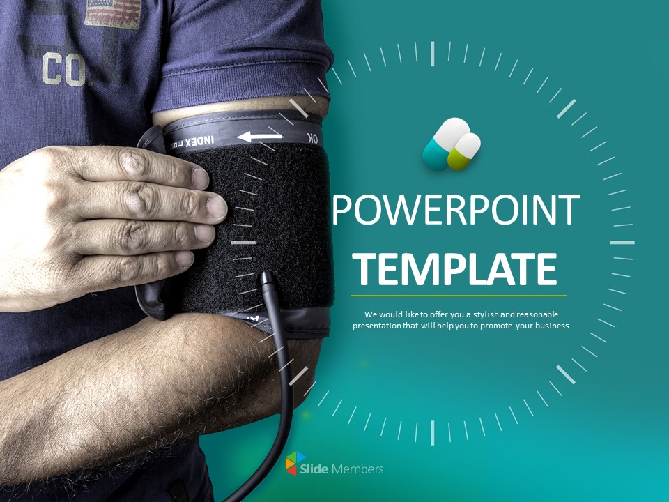 Blood Pressure Gauge Free Google Slides