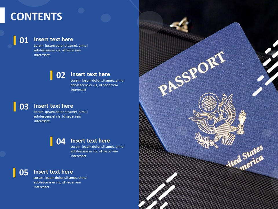 Passport Template Google Slides canvascheese