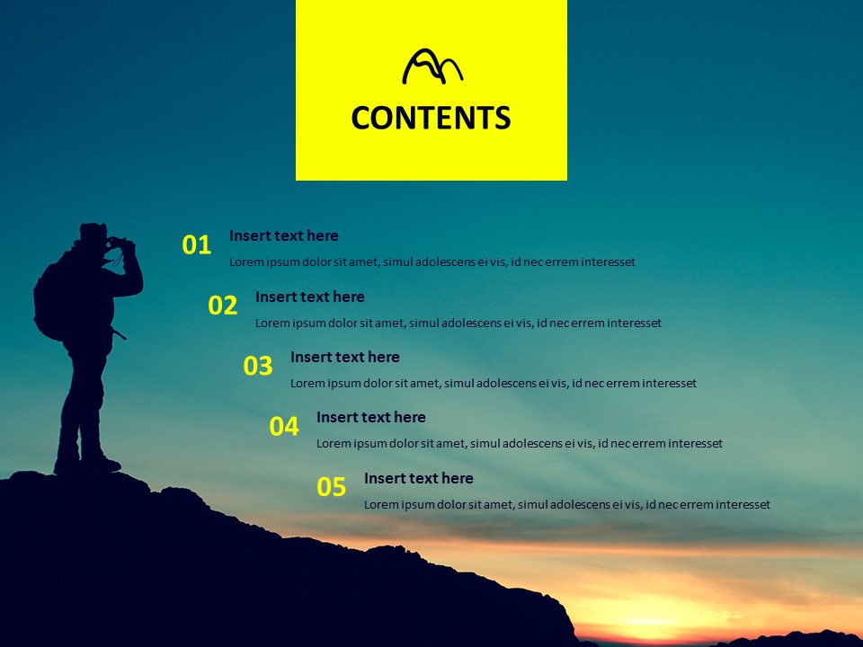 Trekking Google Slides Templates Free Download
