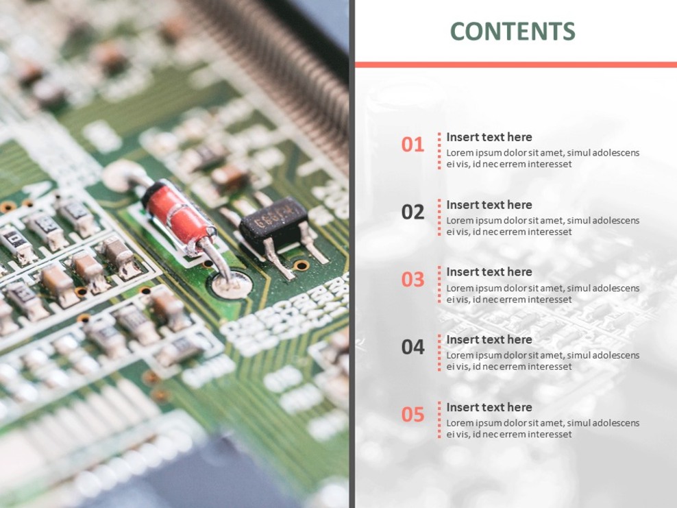 Free Google Slides themes Electric Circuit