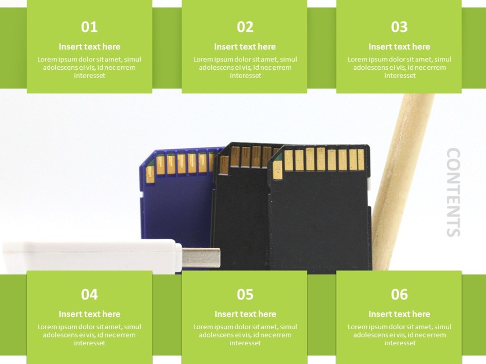 Memory Card Free Presentation Template