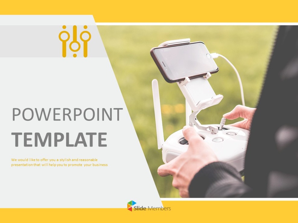 Sfondi gratuiti di Google Slides - Controllo dei droni_01