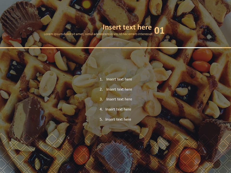 Free Presentation Template - Waffles with Honey_03